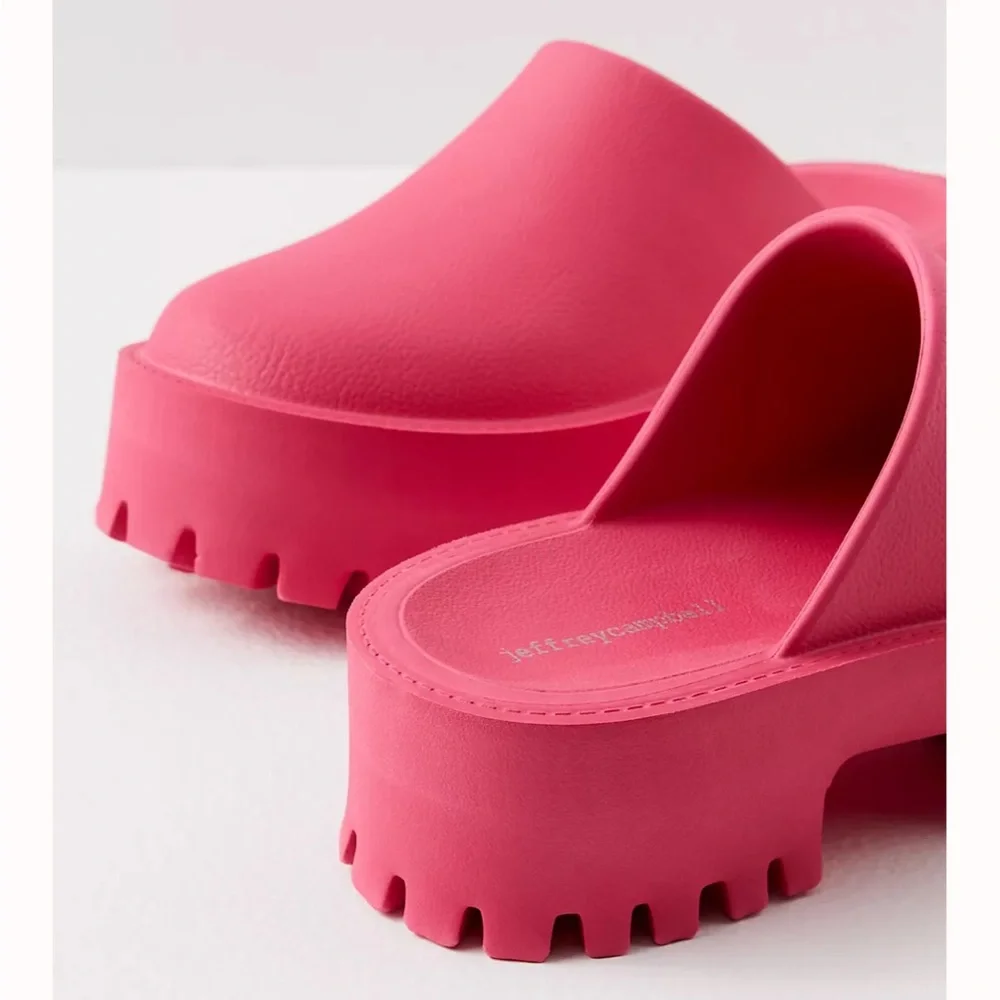 Jeffery Campbell bae platform mules size 7 NEW - Picture 2 of 3